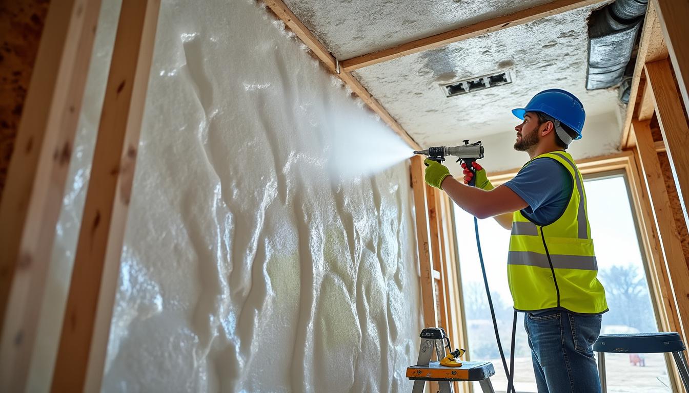 découvrez comment optimiser l'isolation de votre habitation grâce à la projection de mousse pour un confort thermique durable et des économies d'énergie assurées.