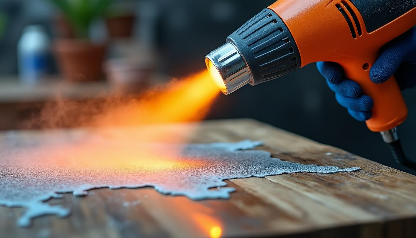 découvrez quelle température idéale permet un décapage de peinture efficace pour un résultat optimal et un travail facilité.