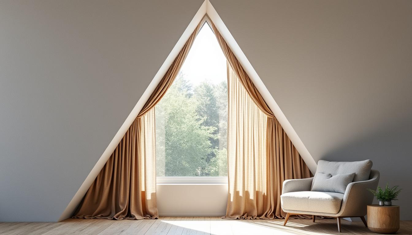 découvrez nos conseils pratiques pour choisir le rideau parfait adapté à une fenêtre triangulaire et embellir votre intérieur avec style et fonctionnalité.